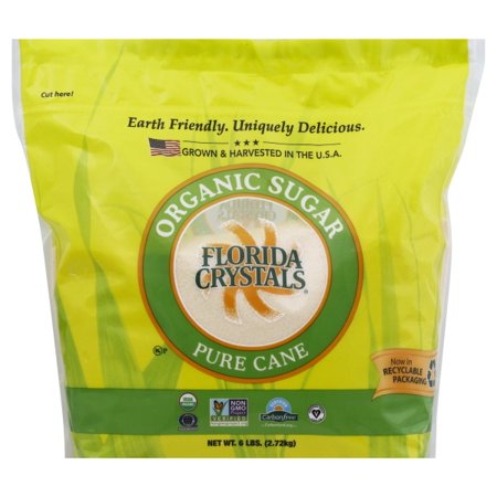 Florida Crystals Organic Raw Cane Sugar 6 Lbs Walmart