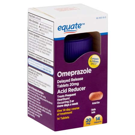 Equate Omeprazole Delayed Release Tablets Mg Count Walmart