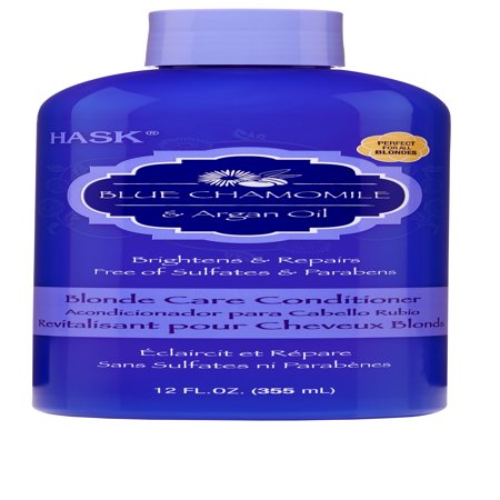 HASK Blue Chamomile Argan Oil Blonde Care Conditioner 12oz