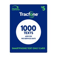 TracFone $5 Text Only (No service days) Plan (Email Delivery)