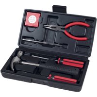 Household Hand Tools, Tool Set - 6 Piece by Stalwart, Set Includes â Hammer, Screwdriver Set, Pliers (Tool Kit for the Home, Office, or Car)