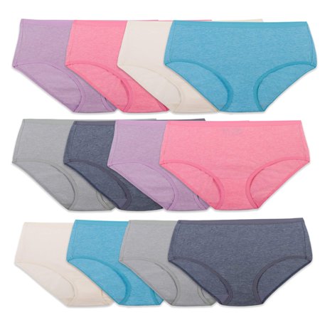 Classic Ladies Computer Brief Bag - Women's Assorted Beyondsoft Brief Panties, 12 Pack