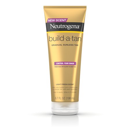 Neutrogena Build-A-Tan Gradual Sunless Tanning Lotion, 6.7 fl. (Best Self Tanner For Very Pale Skin)