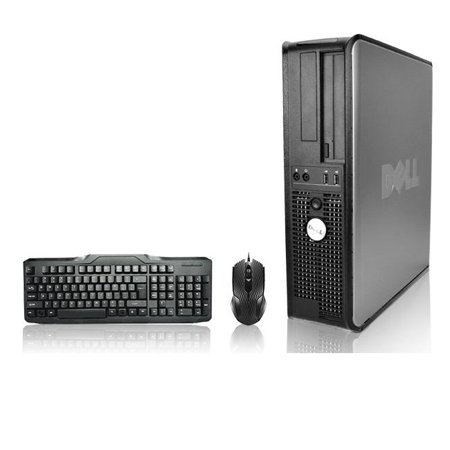 Dell Optiplex Desktop Computer 1.8 GHz Core 2 Duo Tower PC, 4GB RAM, 250 GB HDD, Windows 10
