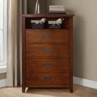 Better Homes & Gardens Maddox Crossing 4-Drawer Dresser, Warm Brown Finish