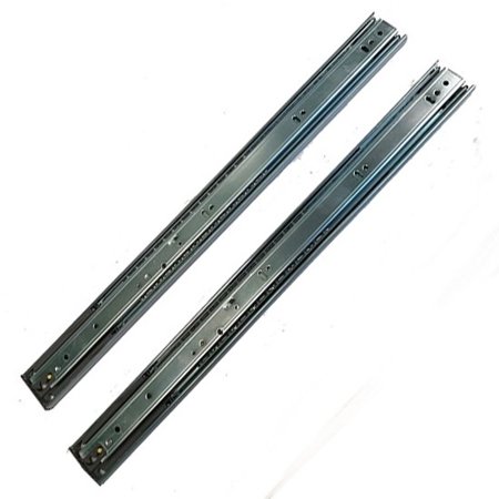 - Side Mount Full Extension Soft Close Drawer Slide, 100 lb Capacity