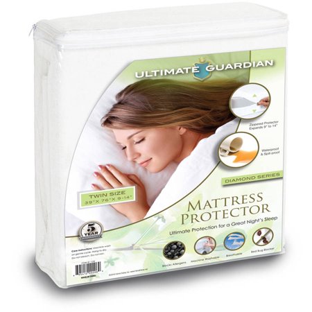 Plush Adobe Bed Cover - Ultimate Guardian, Lab Tested, 100 Percent Bed Bug Proof Mattress Protector