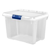 clear plastic storage bins