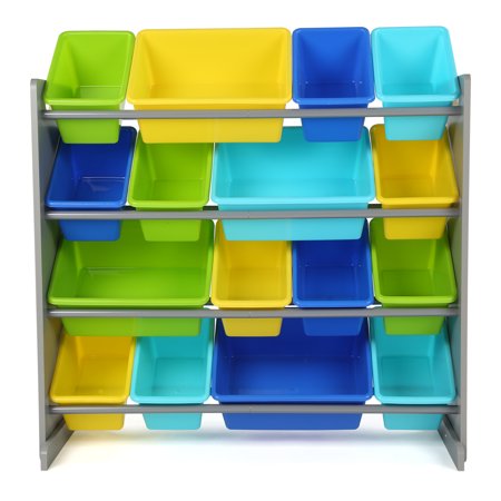 tot tutors organizer with 16 bins