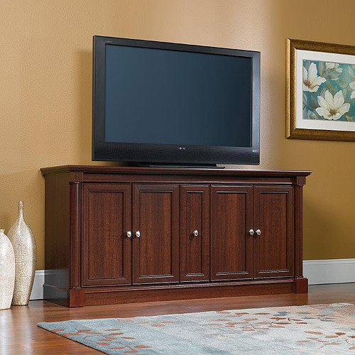 Sauder Palladia TV Stand for TVs up to 70'', Select Cherry