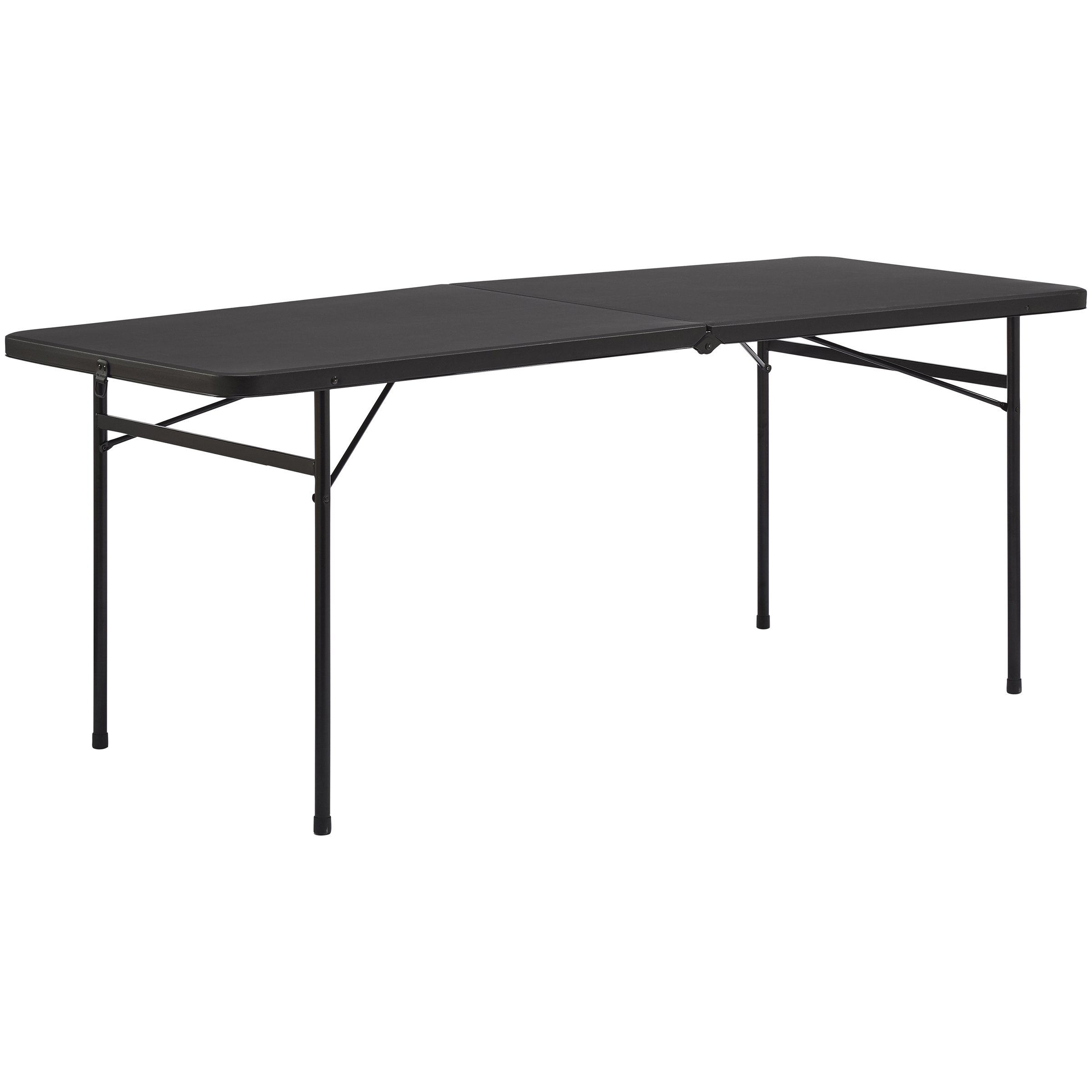 Mainstays 34 Resin Plastic Top Fold In Half Table Rich