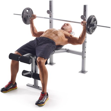 Gold's Gym XR 6.1 Weight Bench with Leg Developer (Best Bench Workout Routine)