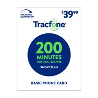 TracFone $39.99 Basic Phone 200 Minutes Plan (Email Delivery)