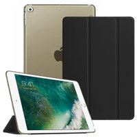 Fintie iPad 9.7 Inch 2018 2017 Case for iPad Air/ Air 2, 6/5th Gen - Translucent Frosted SlimShell Cover, Black