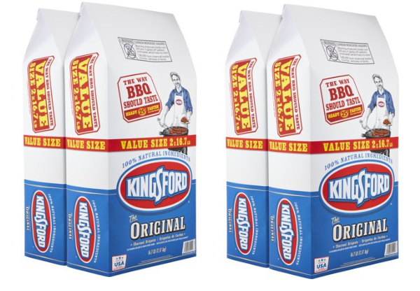 - (4 pack) Kingsford Original Charcoal Briquettes, 16.7 lb Bags