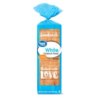 Great Value White Sandwich Bread, 20 oz