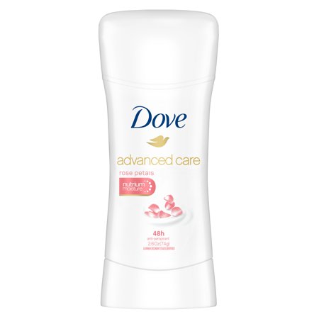 Dome Rose - Dove Advanced Care Antiperspirant Deodorant Rose Petals 2.6oz