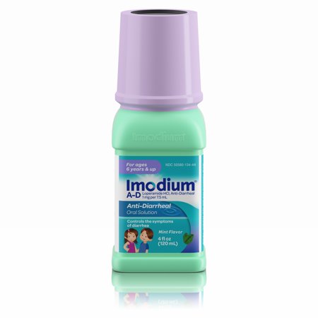 Imodium A-D Liquid Anti-Diarrheal Medicine for Kids, Mint, 4 fl.