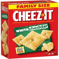 Cheez-It Baked White Cheddar Snack Crackers Family Size, 21 Oz.