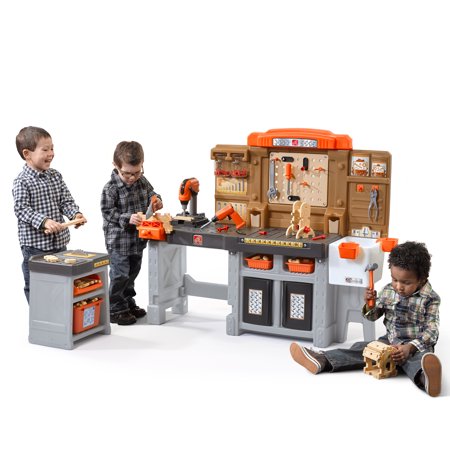 Home Workshop - Step2 Pro Play Workshop & Utility Bench with 76 Piece Tool Set