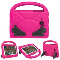 Dteck Shockproof Handle Stand Kids Case Protective Cover For Samsung Galaxy Tab E Lite SM-T113 / Tab 3 Lite SM-T110 7-inch Tablet, Rose