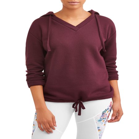 Adult V-neck Pullover - Vneck Pullover Fleece Hoodie