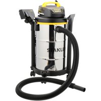 Stanley, SL18130, 5 gallon, 4HP Stainless Steel Wet/Dry Vac 11 pc Box