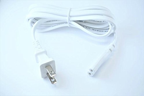 Digital Zone System OMNIHIL (White) 5 Foot Long AC Power Cord Compatible with Sonos Connect ZP90 Zone Player Digital Media Wireless Music Streaming System ()