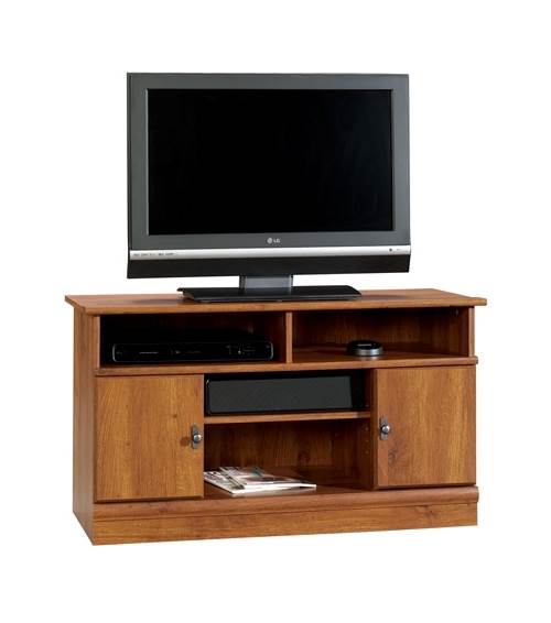 Harvest Mill 43 in. Panel TV Stand in Abbey Oak Finish