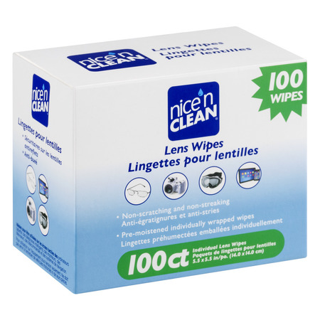 Nice 'N Clean Lens Wipes, 100 ct (Best Headlight Lens Cleaner)