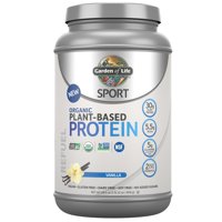 Garden of Life SPORT Organic Plant-Based Protein Vanilla 28.4oz (1lb 12oz / 806g) Powder