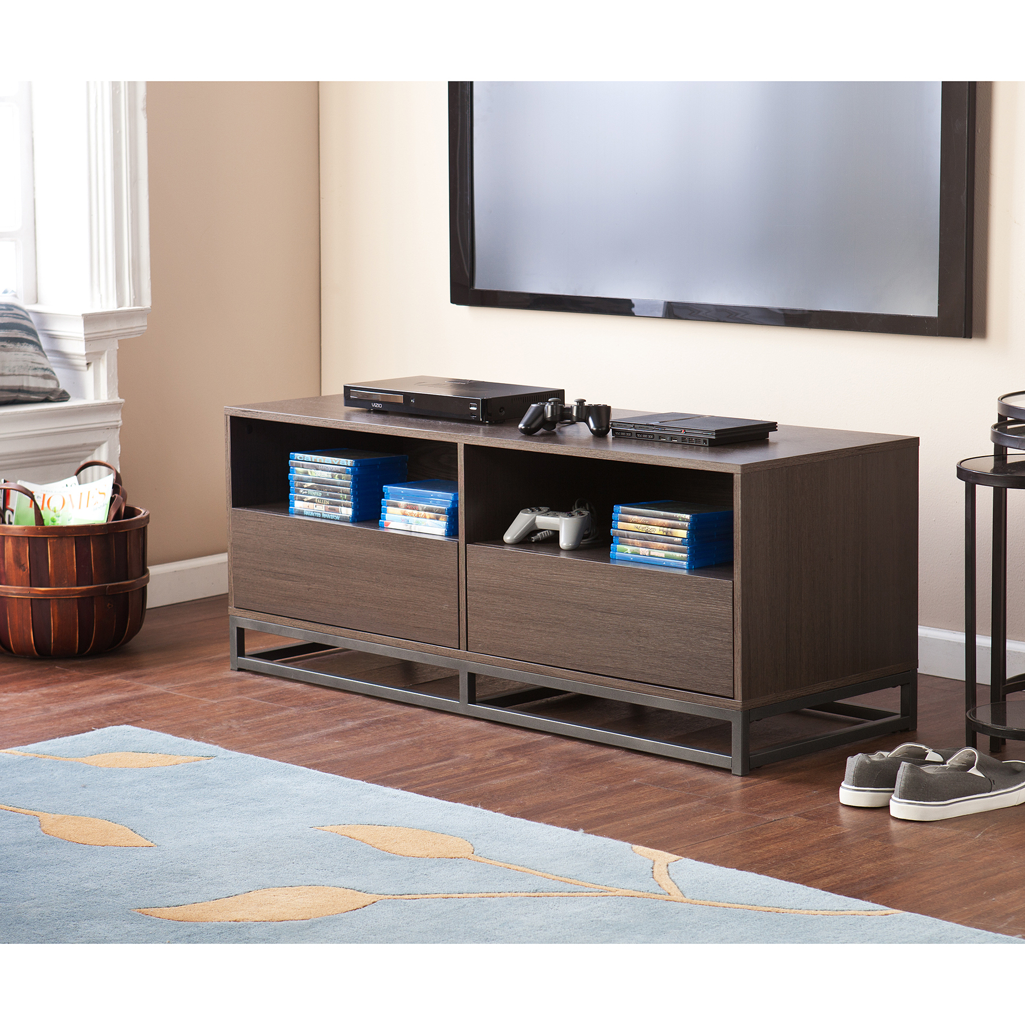 Holly & Martin Mirks TV Stand for TVs up to 46'', Burnt Oak
