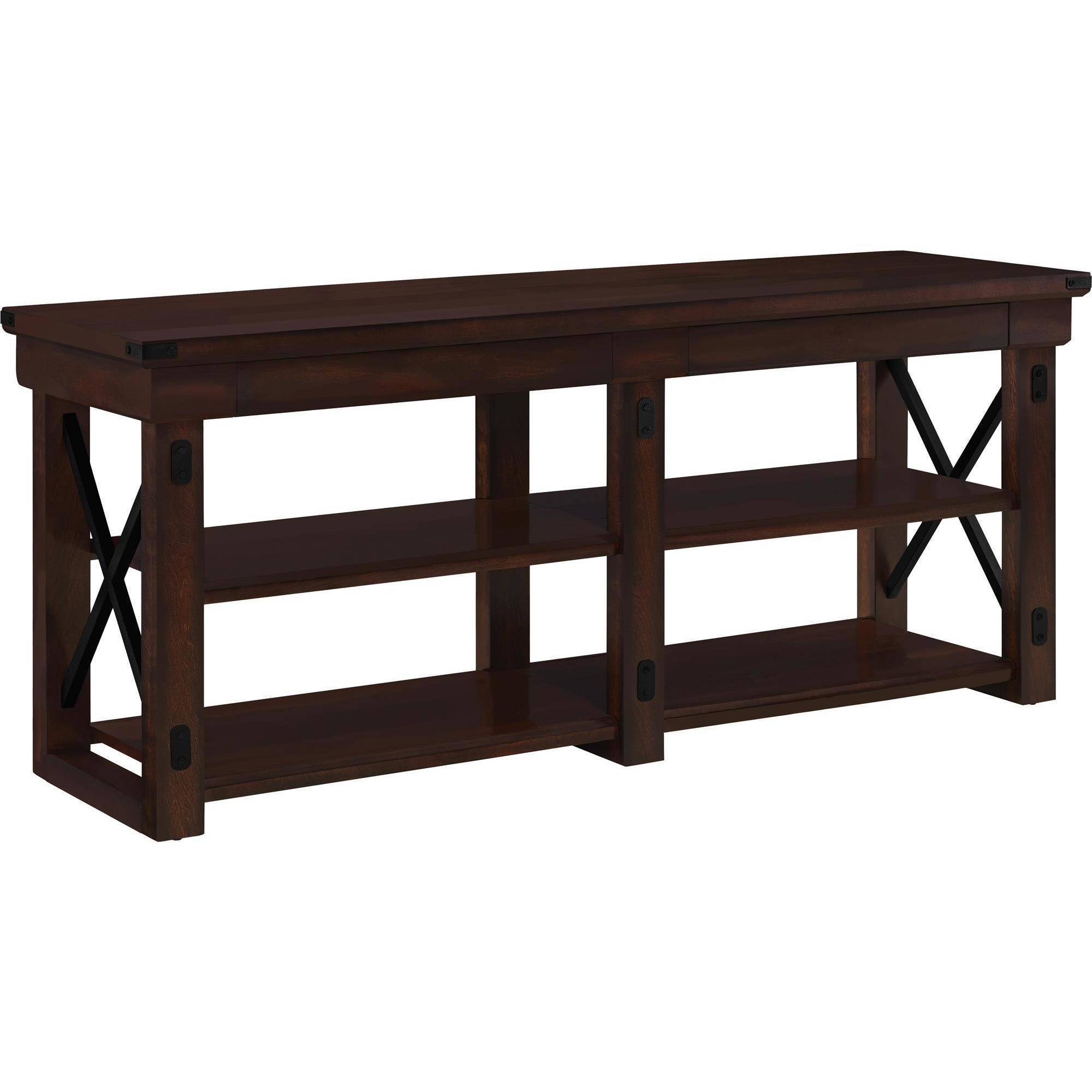 Better Homes and Gardens Preston Park TV Stand for TVs up to 65'', Mahogany