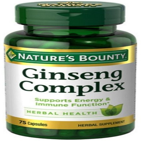 3 Pack - Ginseng Complex Herbal Health Capsules 75 ea - Walmart.com