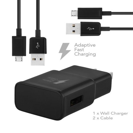24vac Dual Voltage Color Camera HTC One M9+ Supreme Camera Charger MicroUSB 2.0 Cable Kit by Ixir(Car Charger + Cable) True Digital Adaptive Fast Charging uses dual voltages for up to 50% faster charging ()