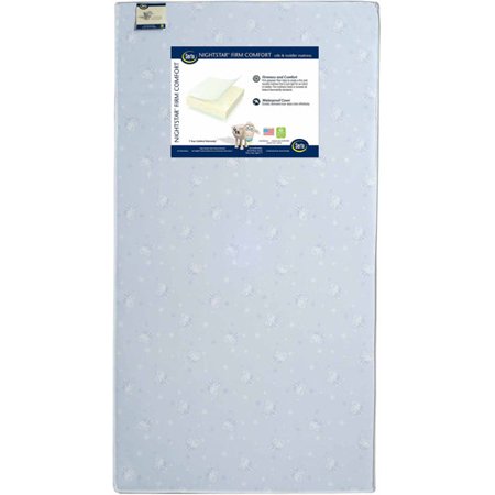 Serta Nightstar Firm Comfort Crib and Toddler Mattress, Thermo-Bonded (Best Price On Serta Icomfort Mattress)