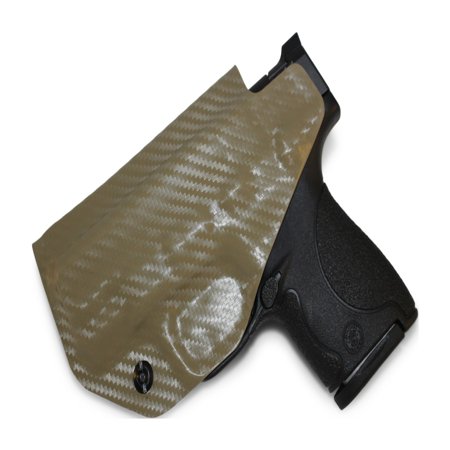Dark Gum - Concealment Express: Carbon Fiber Flat Dark Earth KYDEX IWB Gun Holster (S&W J-Frame 442/642, LH Draw (IWB))