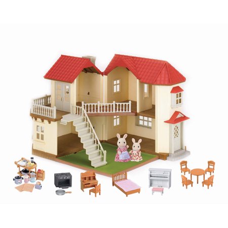 Calico Critters Luxury Townhome Gift Set (Calico Critters Cloverleaf Manor Best Price)