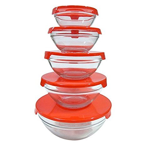 Microwave Pot Tub Round 3L Bowl White with Vented Clear Lid Dishwasher safe Stor
