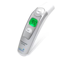 Innovo Medical Forehead and Ear Thermometer | Digital Fever Thermometer for Children and Adults | CE and FDA Cleared