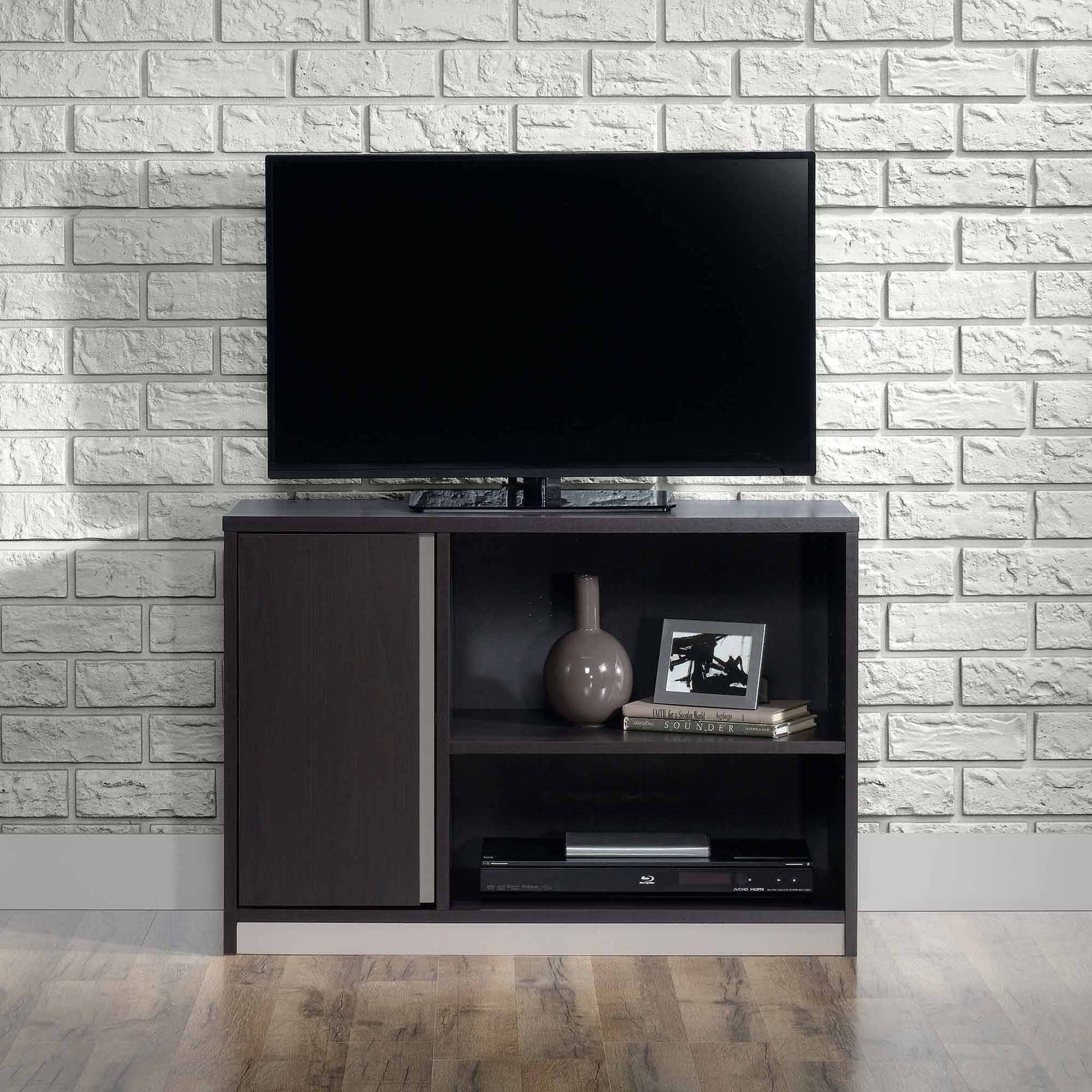 Sauder Square 1 Carbon Ash TV Stand for TVs up to 36''