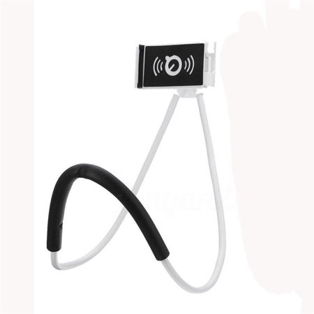 - Universal Flexible Lazy Hanging on Neck Phone Holder 360° Rotating Bracket for iPhone Samsung