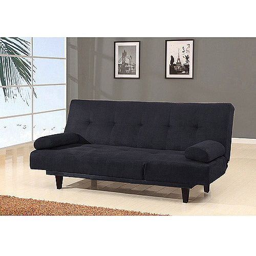 Barcelona Convertible Futon Sofa Bed and Lounger with Pillows, Multiple Colors