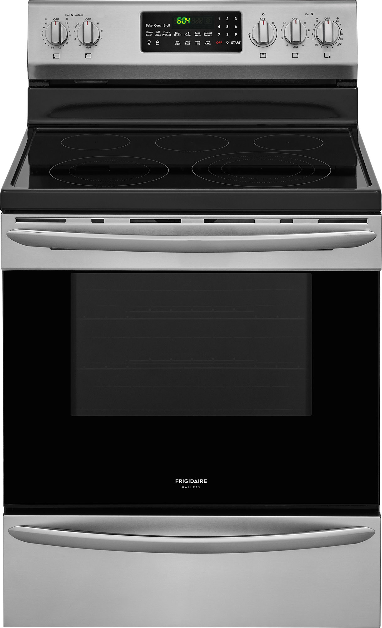 Frigidaire FGEF3059T, Glass Cooktop, Stainless Steel