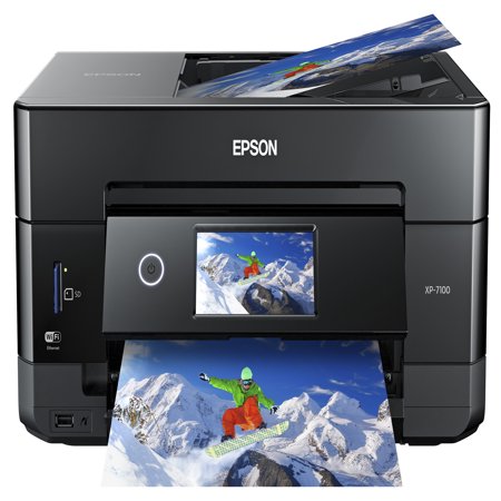 Epson Expression Premium XP-7100 Wireless Color Photo Printer with ADF ...