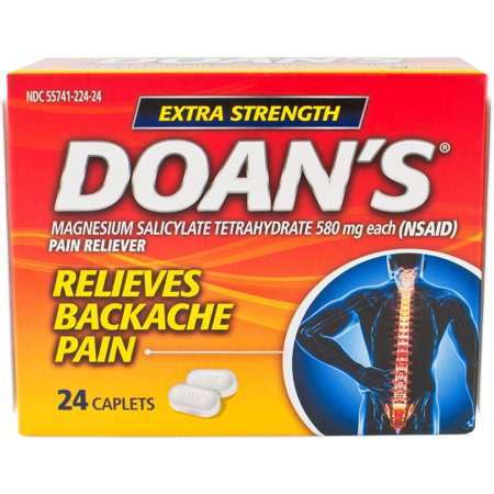 Doan's Extra Strength Pain Reliever Caplets - 24 (Best Over The Counter Pain Pill)