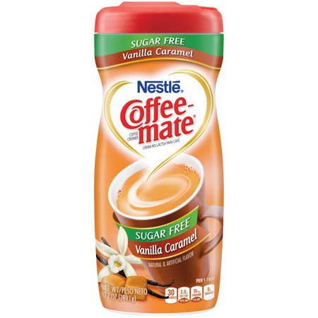 Carnation Coffee Mate Vanilla Coffee - (3 pack) COFFEE MATE Sugar Free Vanilla Caramel Powder Coffee Creamer 10.2 oz. Canister