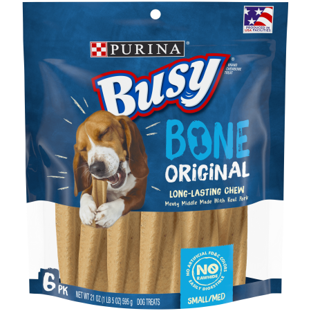 Purina Busy Small/Medium Dog Bones, Original - 6 ct. (Best Dogs For Busy Singles)