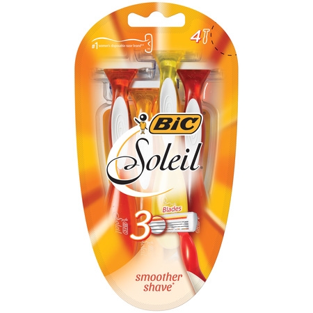 BIC Soleil Original Women's Disposable Razor, 4 (Best Razors To Use)