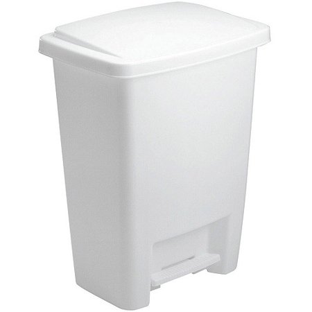 Best of Trash Can With Step On Lid